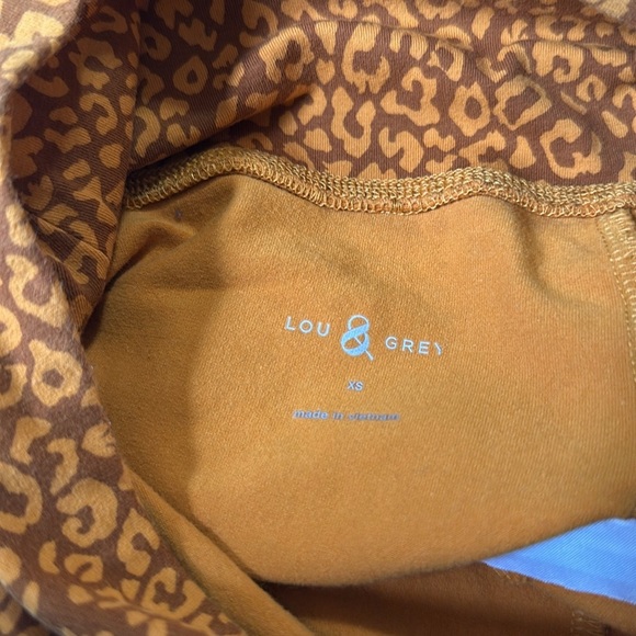 Lou & Grey Leopard Print Workout Set Leggings/Bralette XXS/XS - Picture 6 of 9